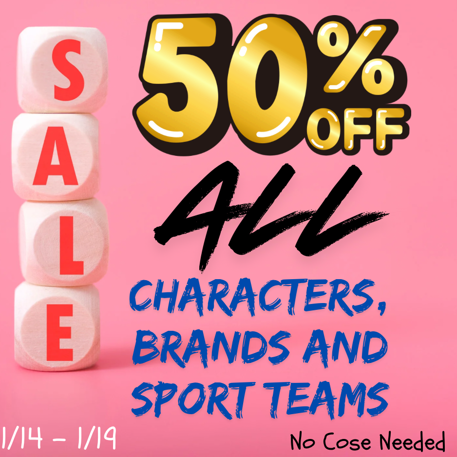 Character/Brand/Sports Sale