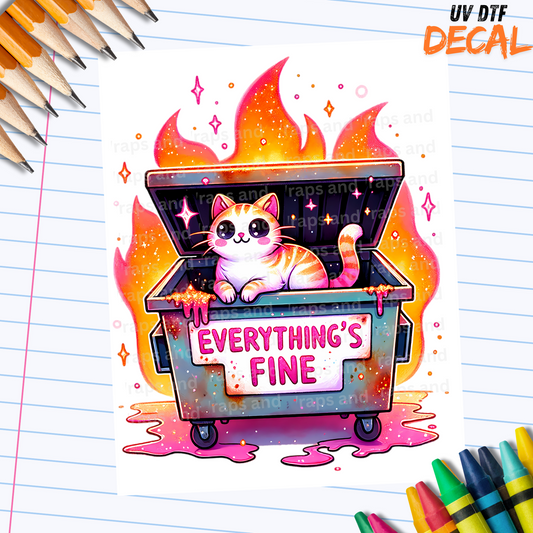 P 010 Decal Everything's Fine