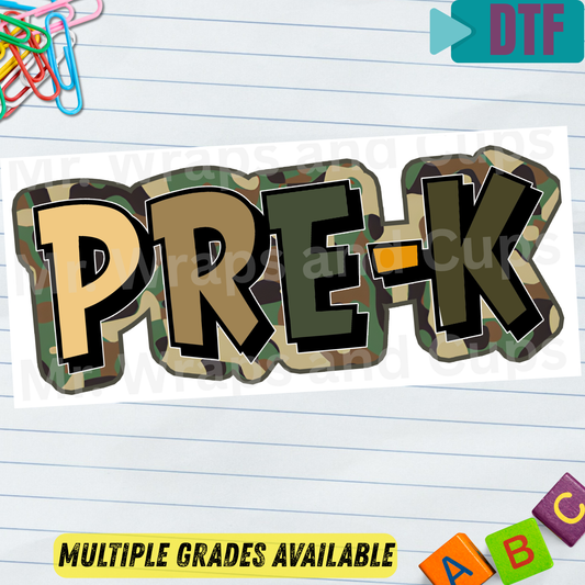 P 077 DTF B2S Army School Grades