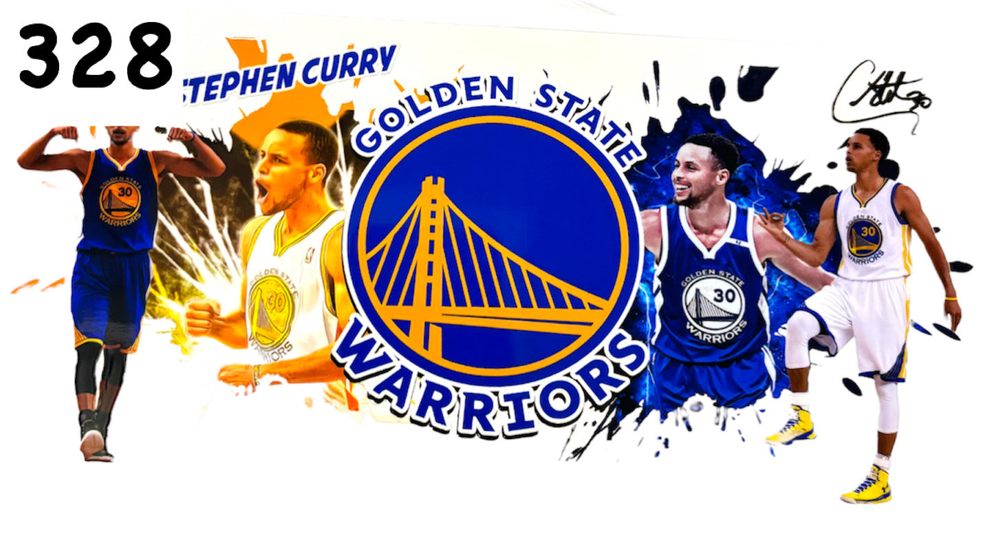 328 Golden State Basketball UV DTF Wrap