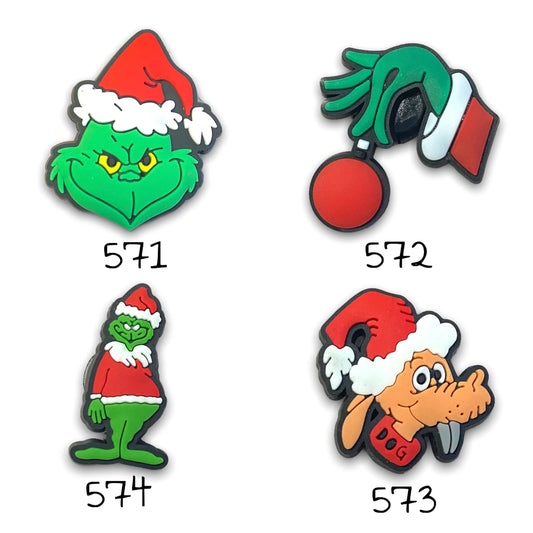 Grinch Christmas Silicone Charm