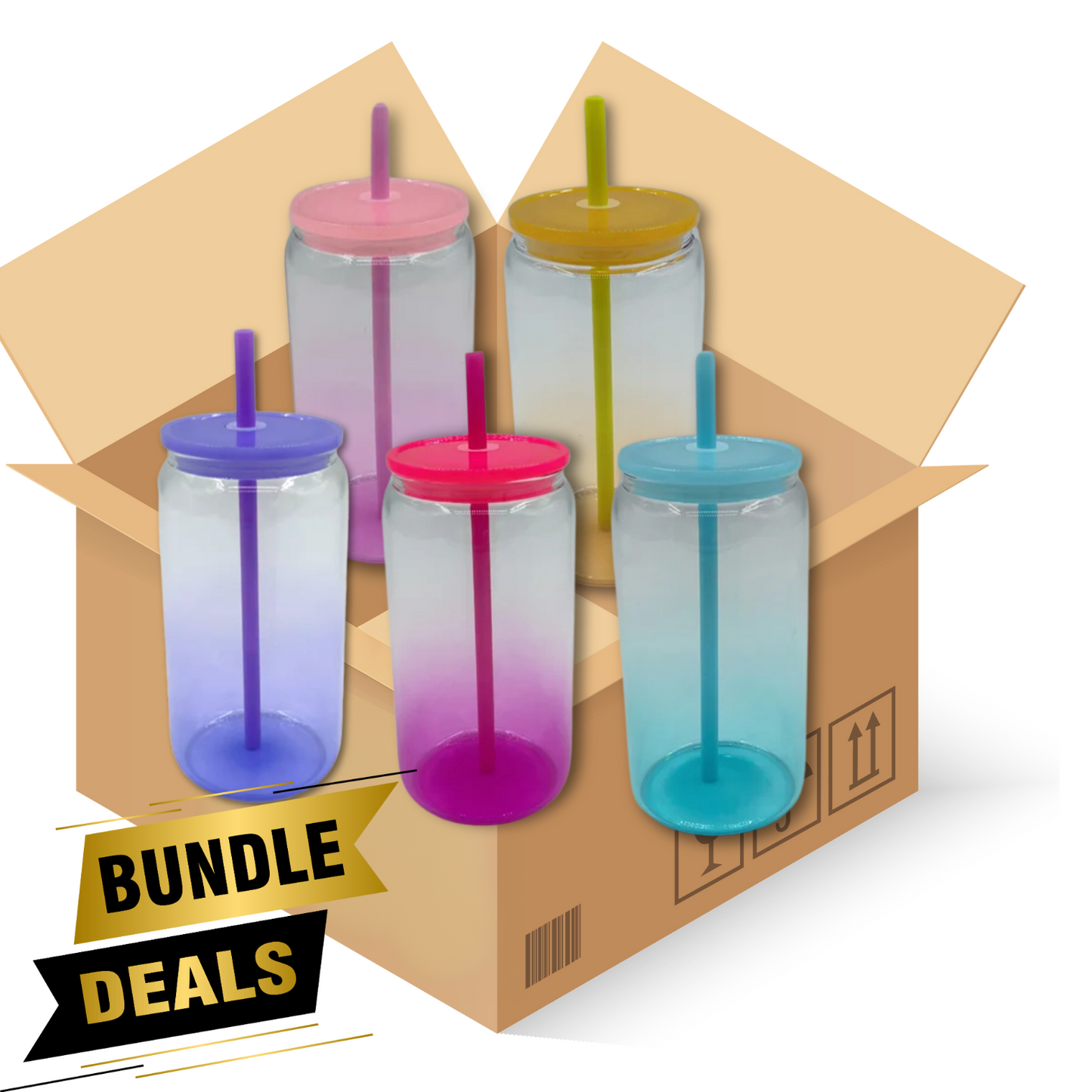 16oz Jelly Ombre Glass Bundle