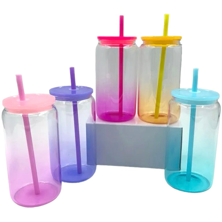 16oz Jelly Glass Ombre