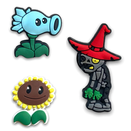 Zombie & Plants Silicone Charm