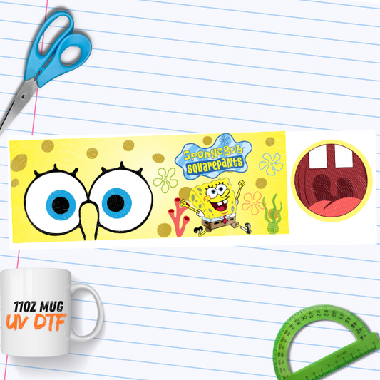 011 Sponge Mug UV DTF Wrap