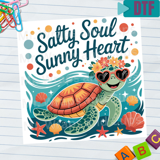 P 051 DTF Salty Soul, Sunny Heart