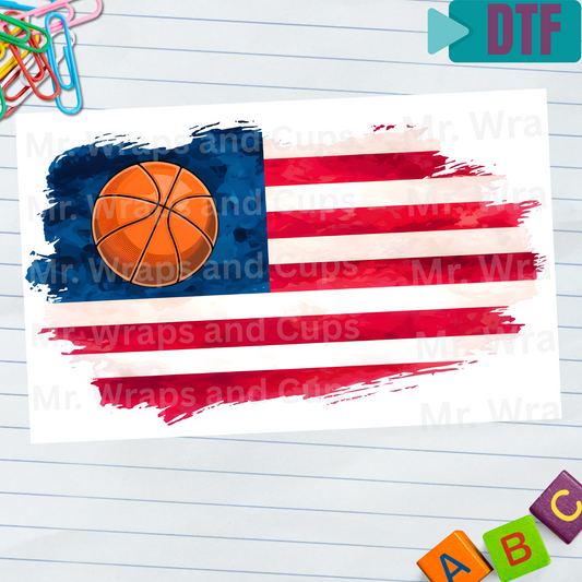 P 021 DTF American Basketball