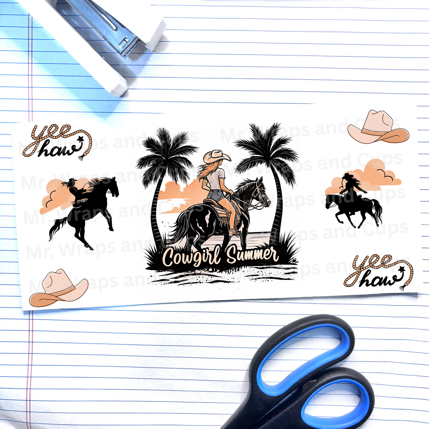 P 602 Cowgirl Summer 16oz Wrap (Exclusive)