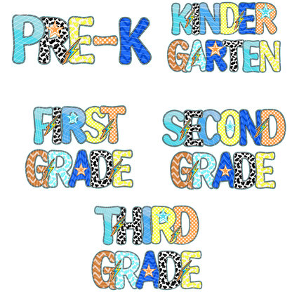 P 076 DTF B2S School Rocker
