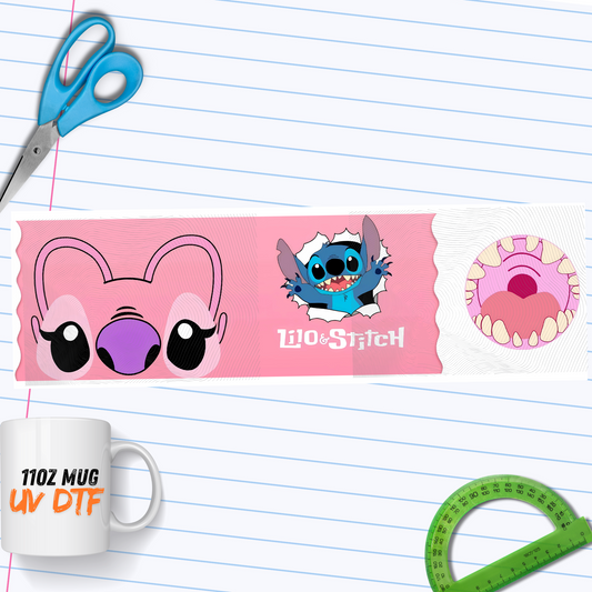 001 Mug Angel UV DTF Wrap