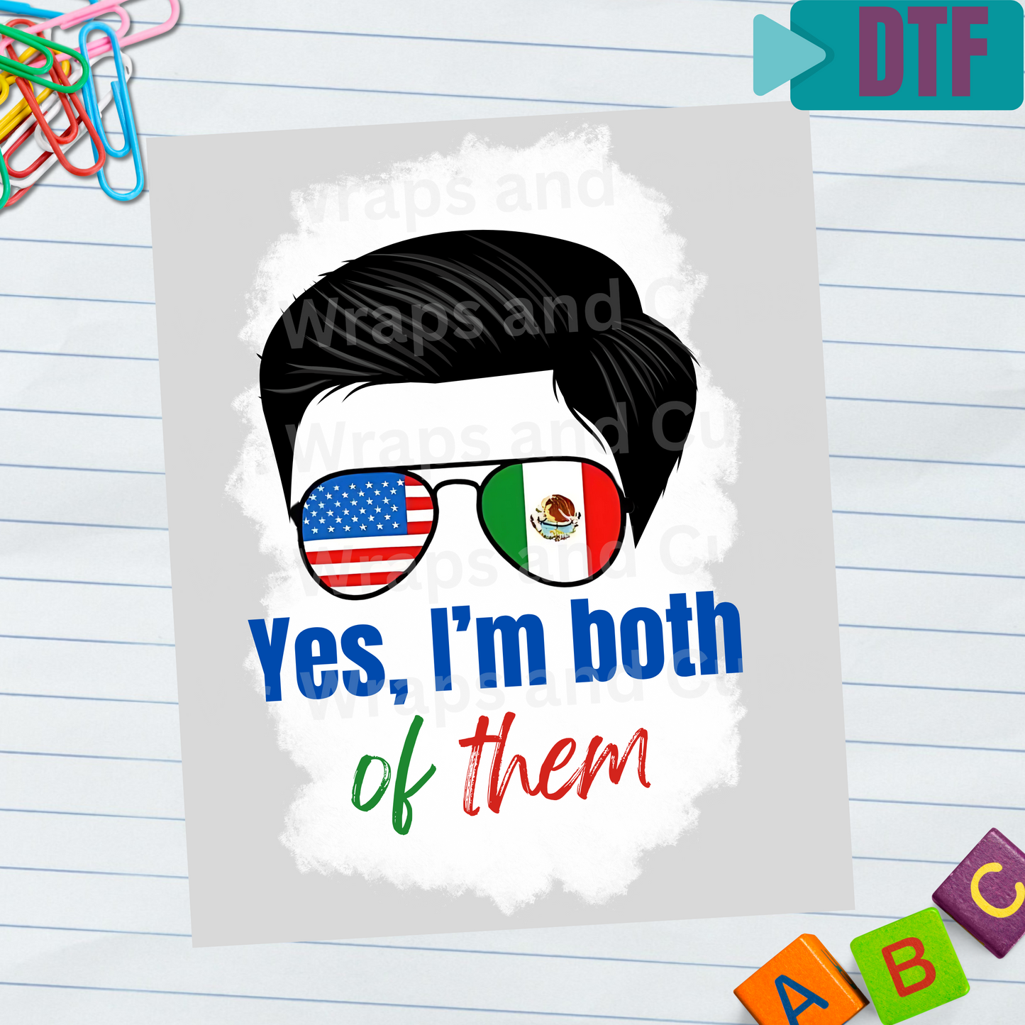 P 037 DTF Yes, Im Both of Them Boy White Background