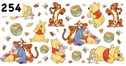 254 Pooh & Friends UV DTF Wrap