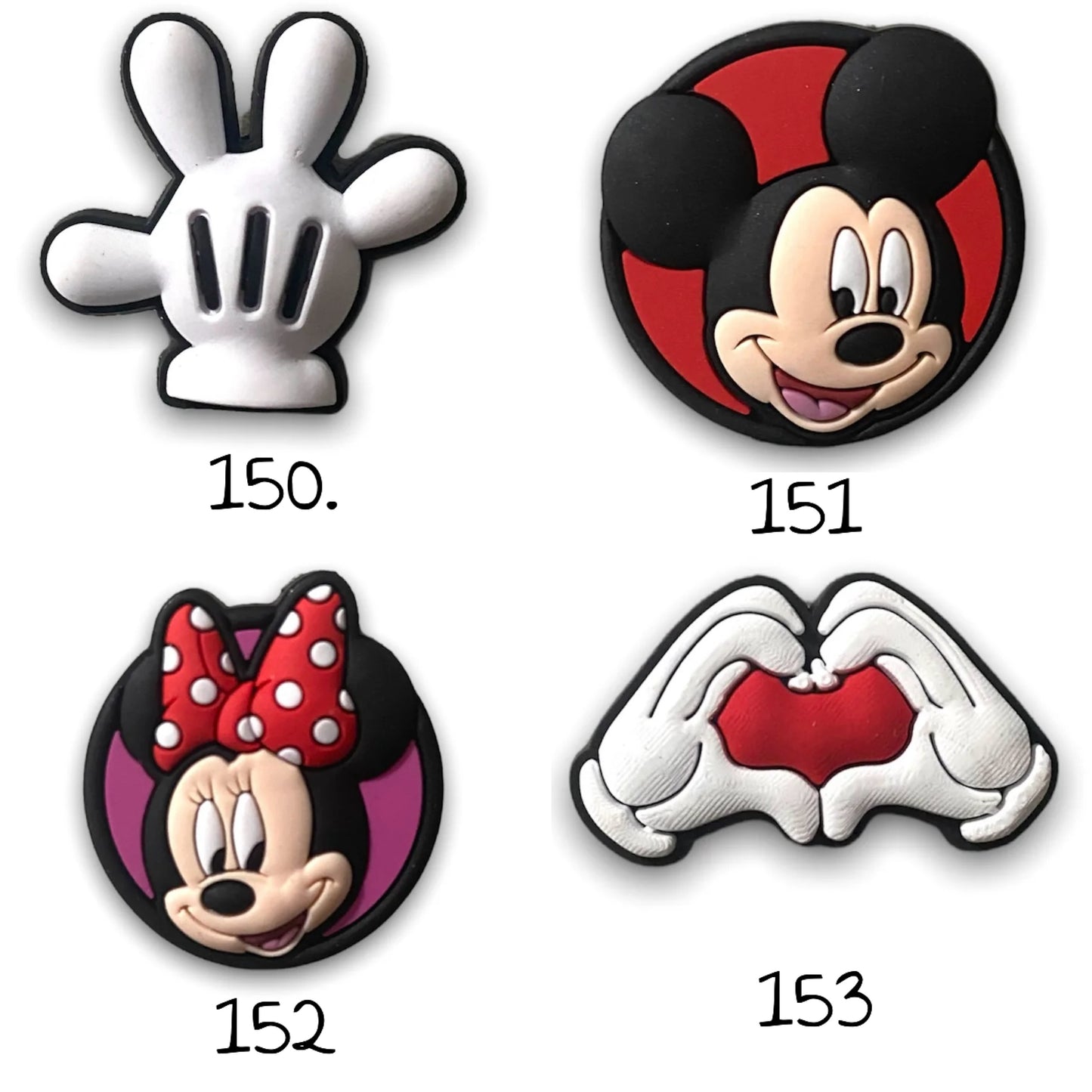 Mouse in Love Silicone Charms