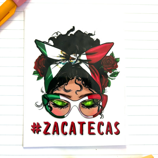 456-C Girl Zacatecas Decal (EXCLUSIVE)