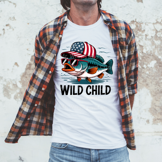 RTS American Wild Child Fish Shirt