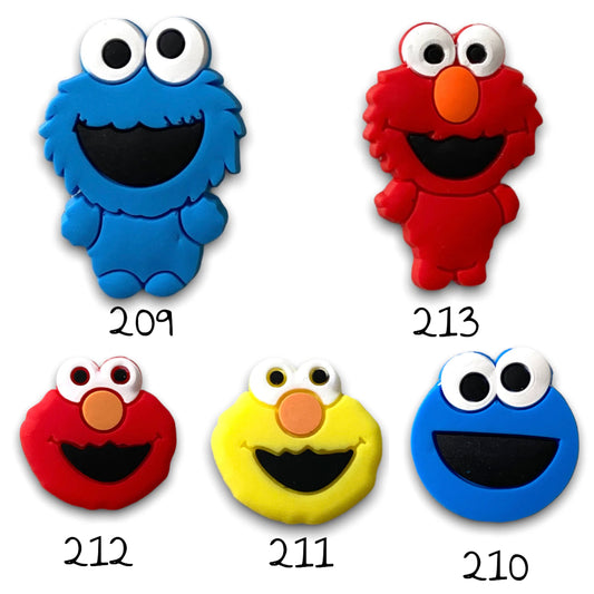 Elmo Silicone Charm