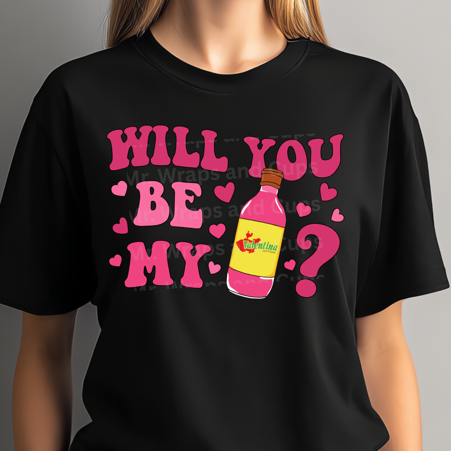 RTS- Will You Be My Valentina? Valentine's Shirt