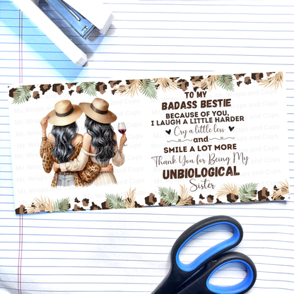 RTS Badass Bestie 16oz Cup