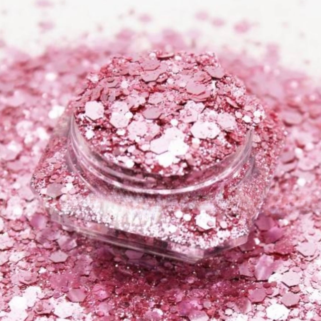 Fancy in Pink Chunky Mix Metallic Glitter