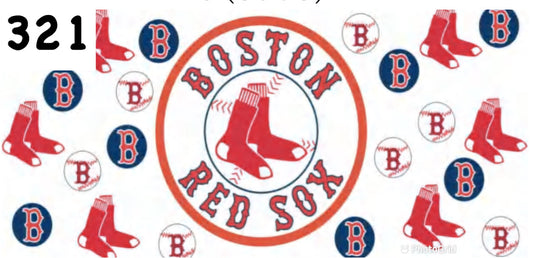 321 Boston Red Sox Baseball UV DTF Wrap