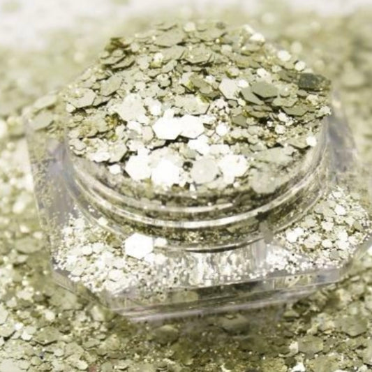 Champagne Chunky Mix Metallic Glitter