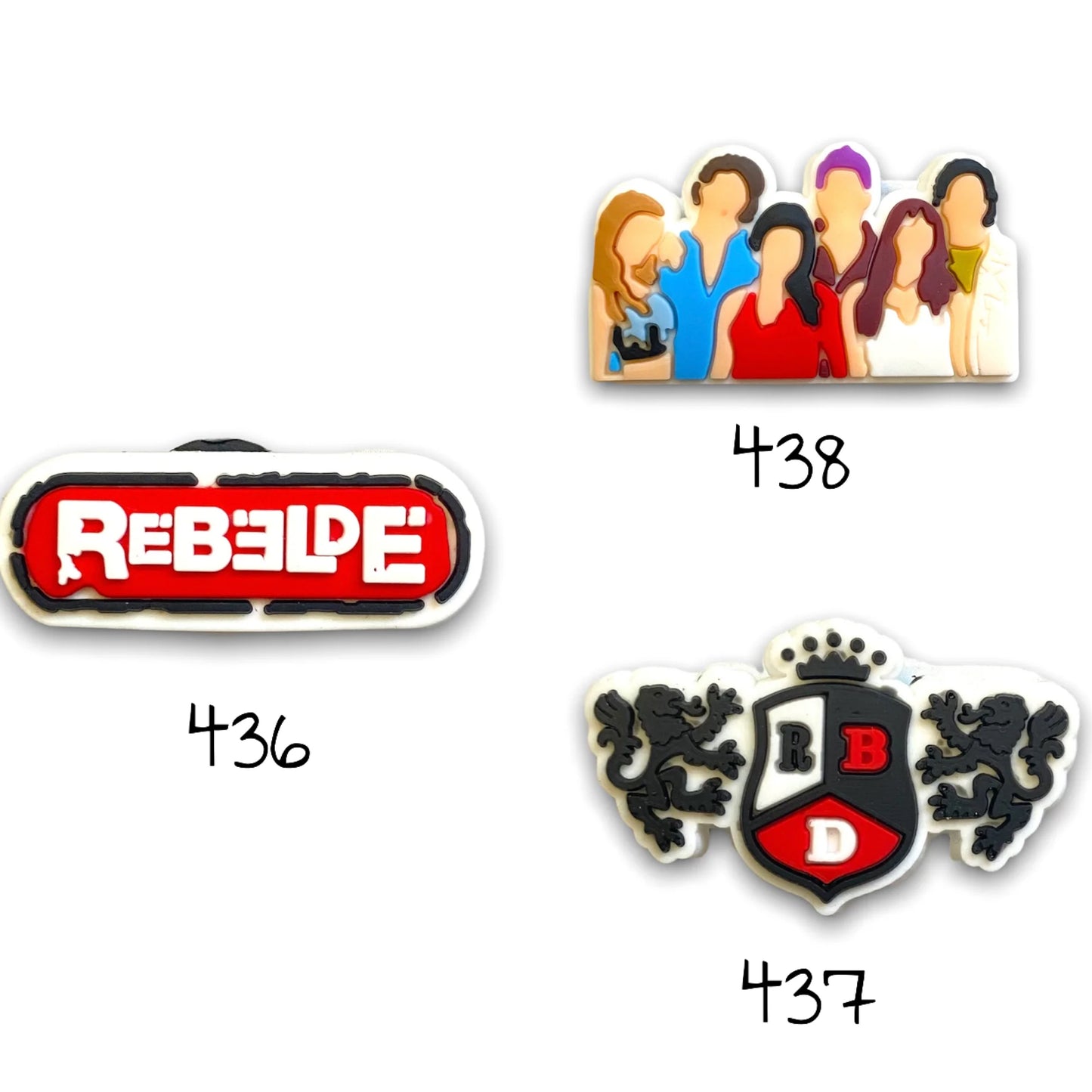 Rebelde Silicone Charms