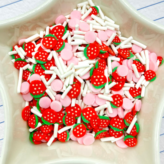 Strawberry Mix Polymer Clay