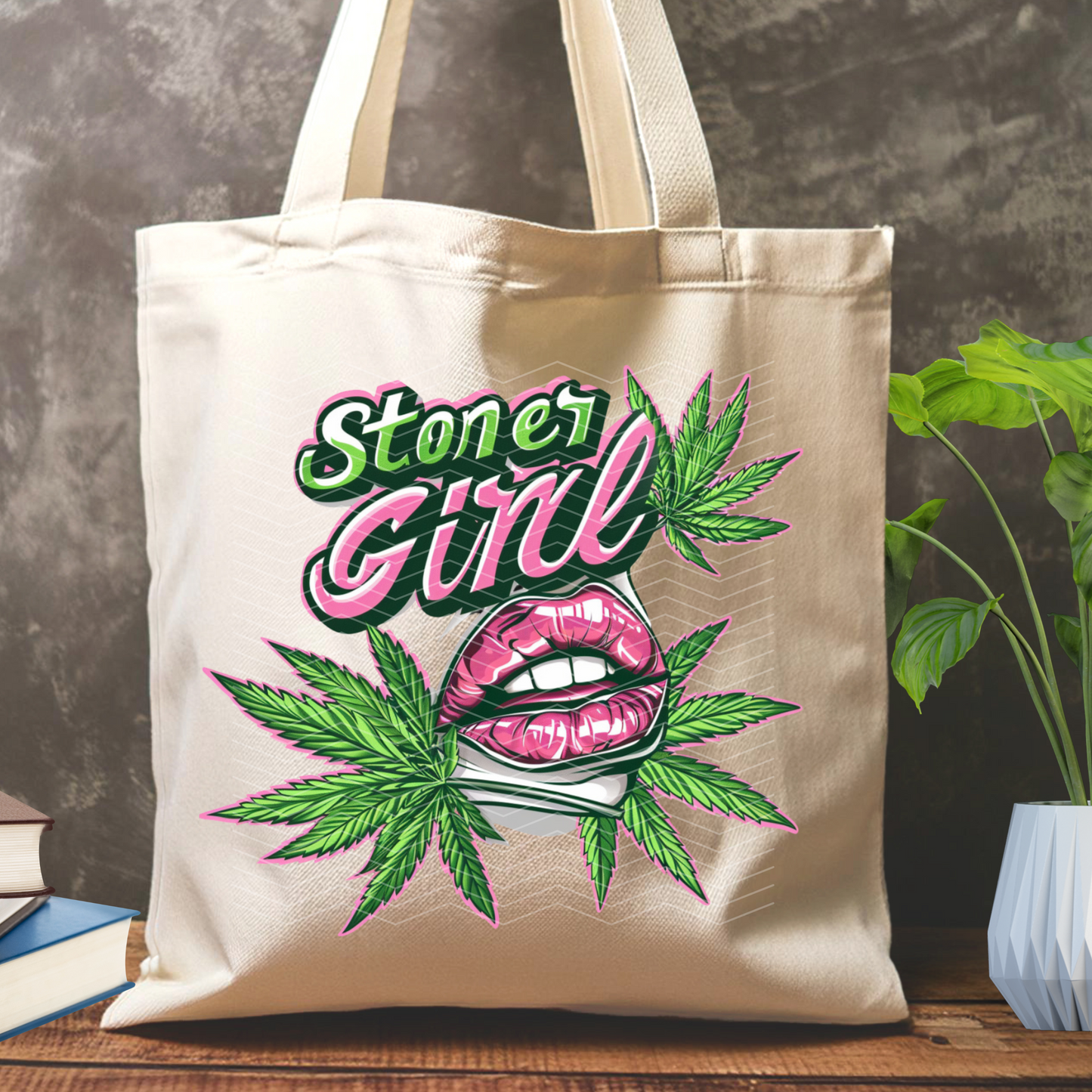 RTS  Stoner Girl Tote Bag