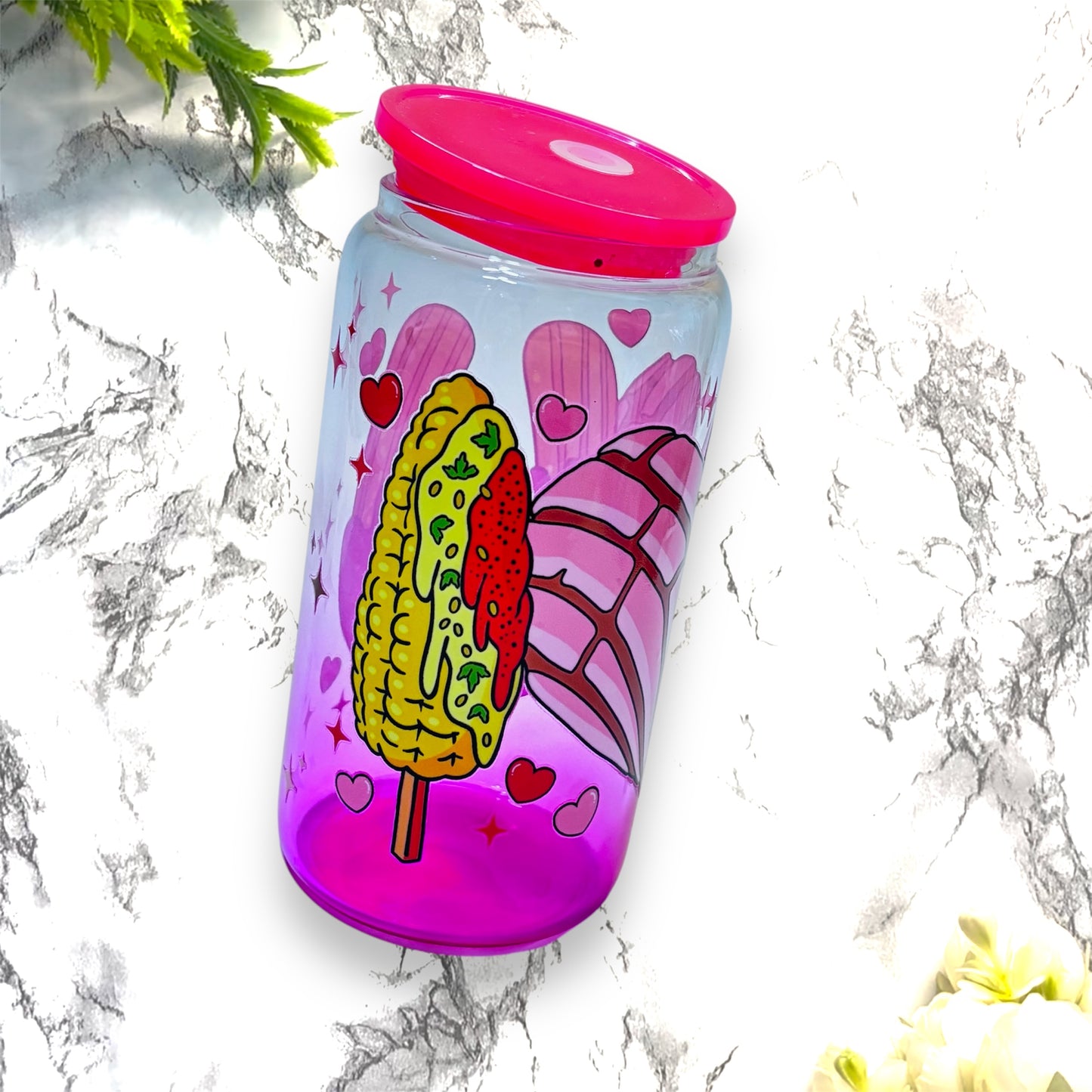 Elote Concha Churro Valentines Cup (RTS)