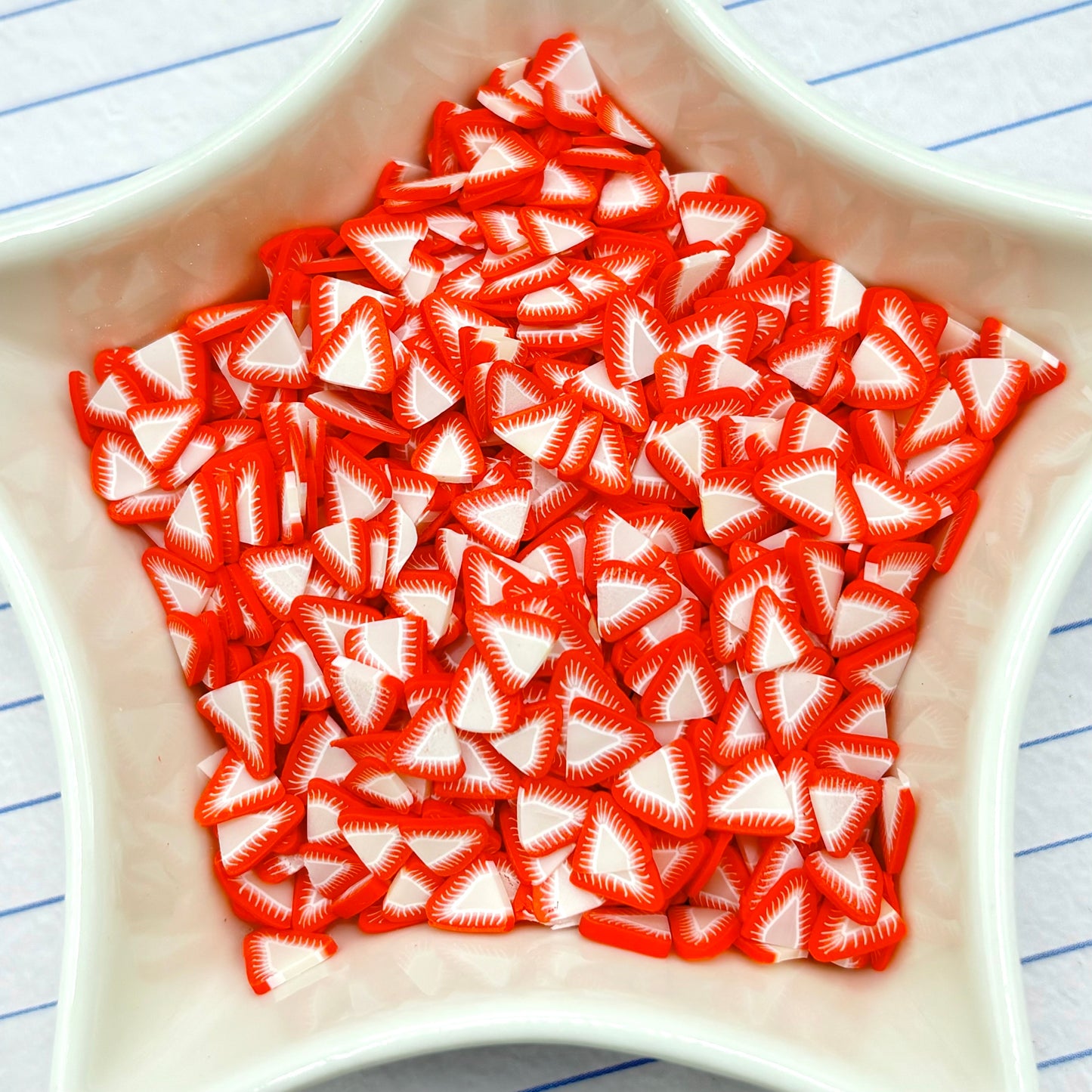 Strawberry Slices Polymer Clay