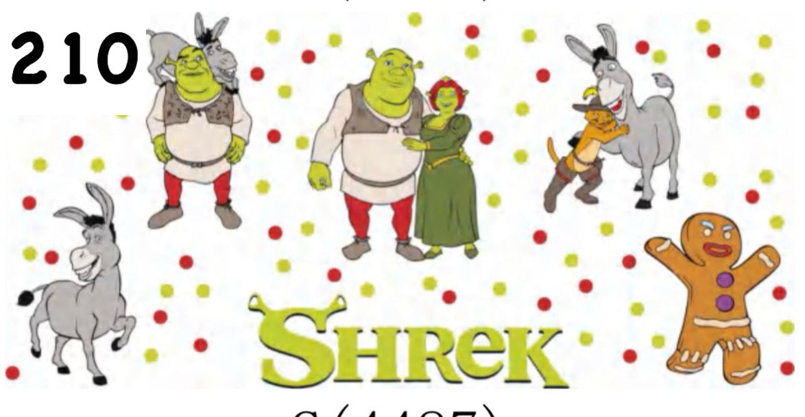 210 Shrek UV DTF Wrap