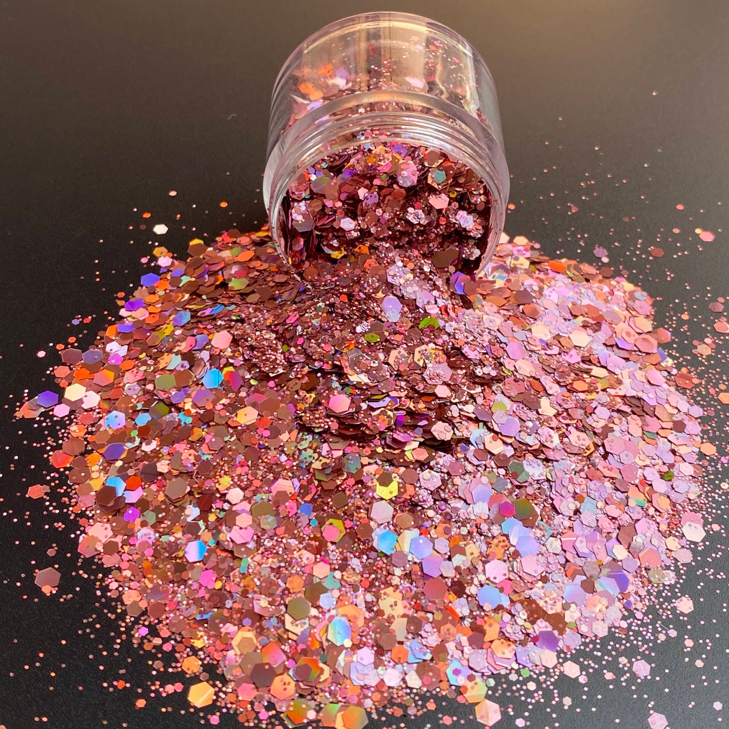 Rosé Chunky Mix Glitter