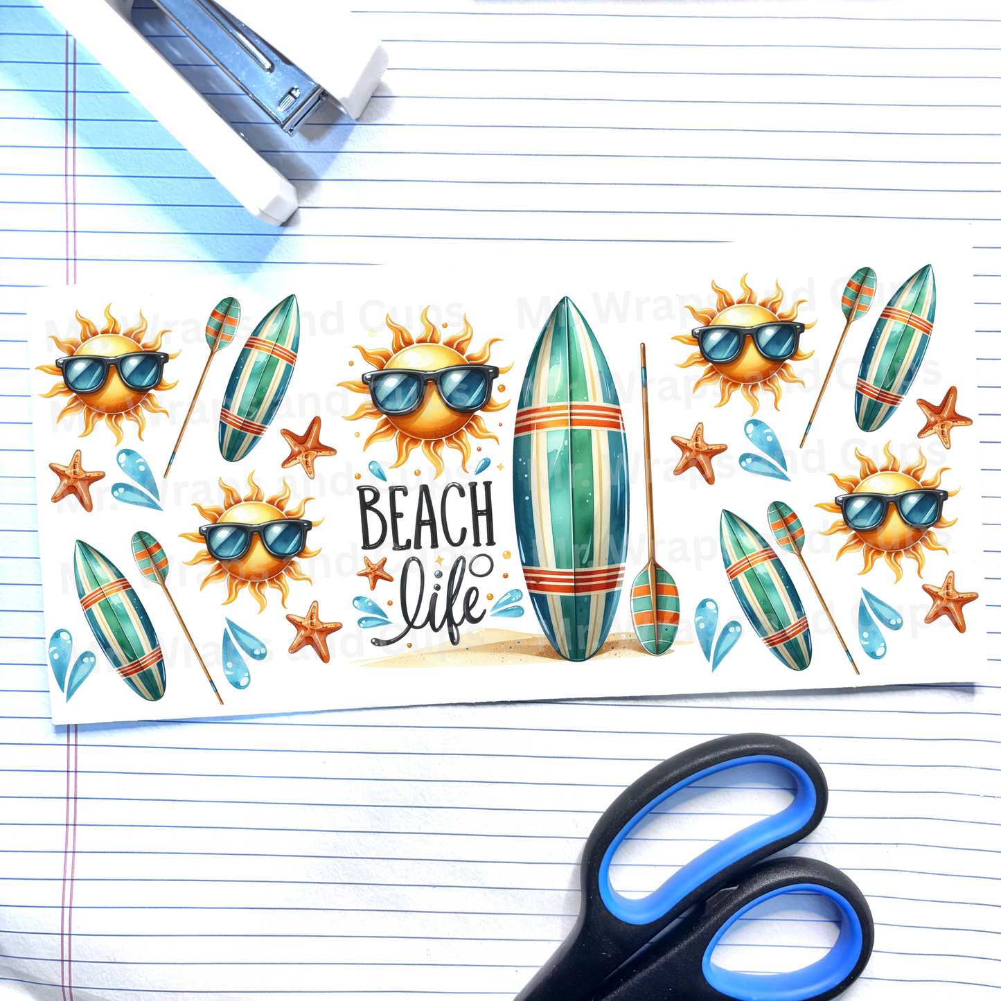 P 590 Beach Life 16oz Wrap