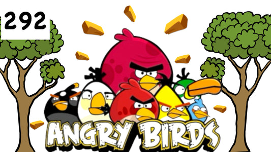 292 Angry Birds EXCLUSIVE UV DTF Wrap