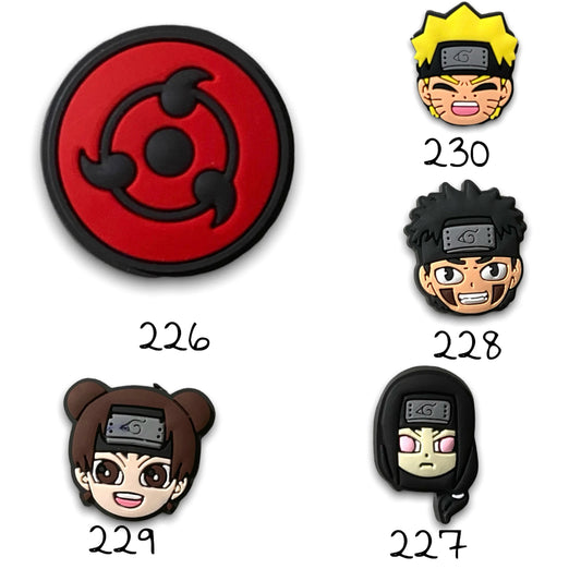 Naruto Silicone Charms