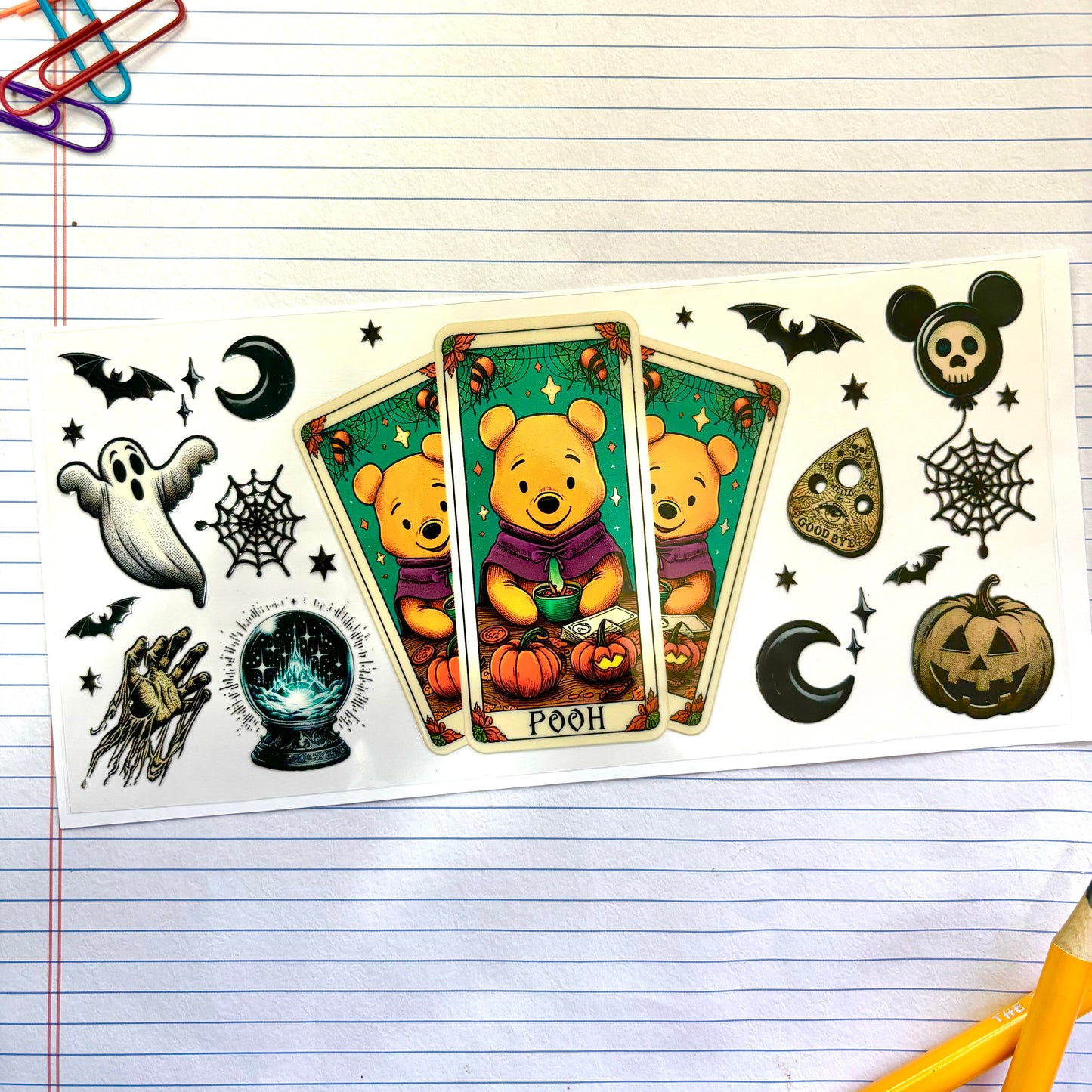 389 Pooh Card Halloween Wrap