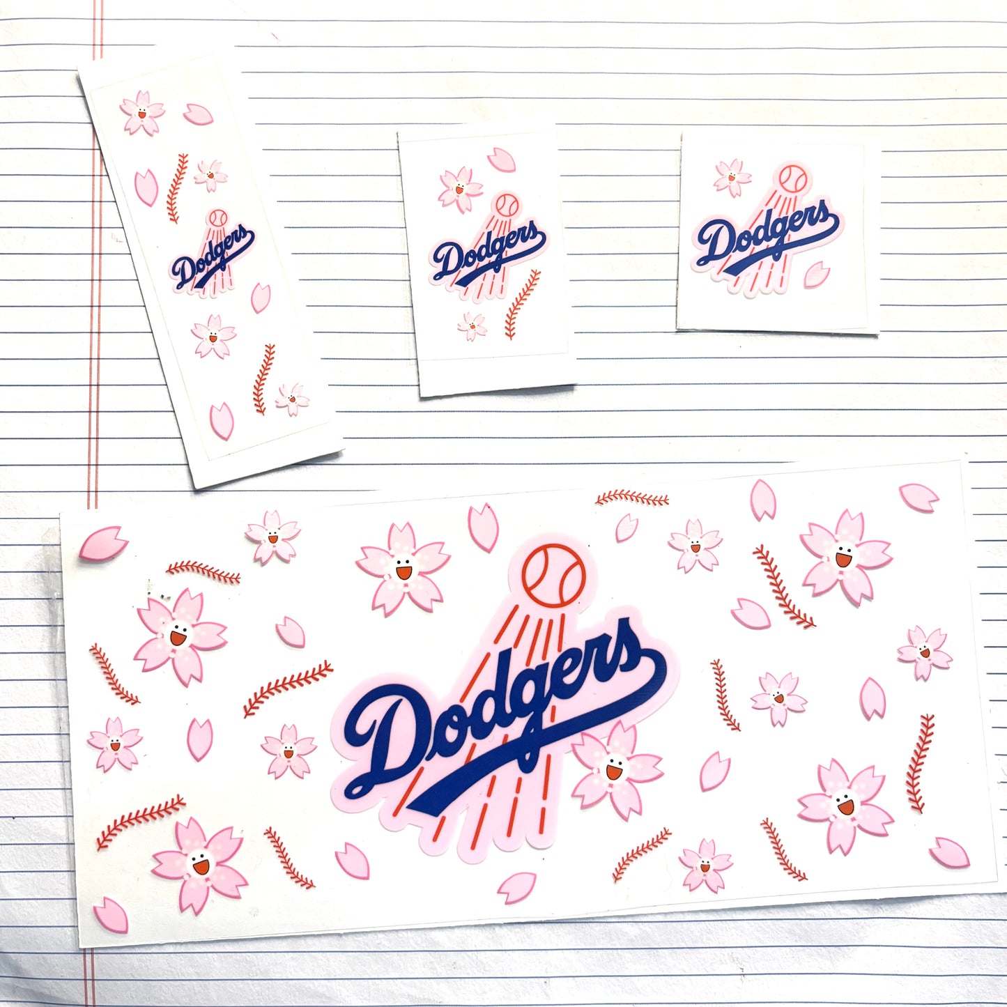 Cherry Blossom Pink Dodger UV DTF Kit