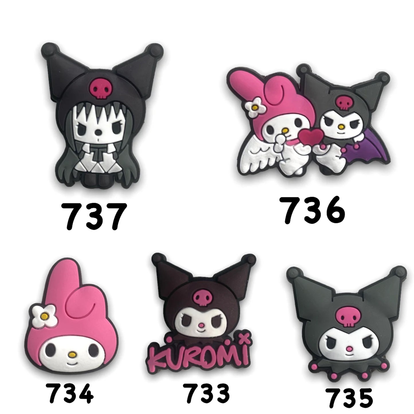 Kuromi Melody Sanrio Silicone Charm