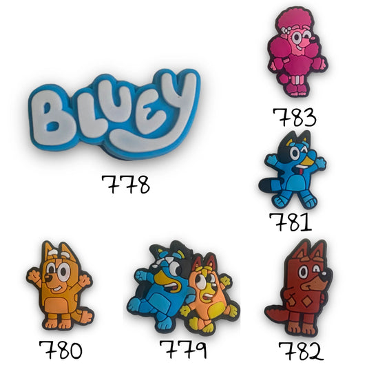 Bluey Silicone Charm