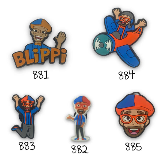 Blippi Silicone Charm