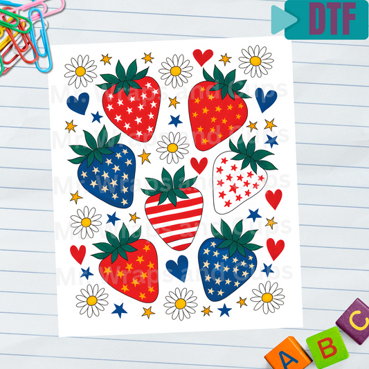 P 012 DTF American Strawberries