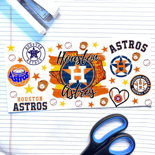 P 332 Houston Astros Baseball UV DTF Wrap (Exclusive)