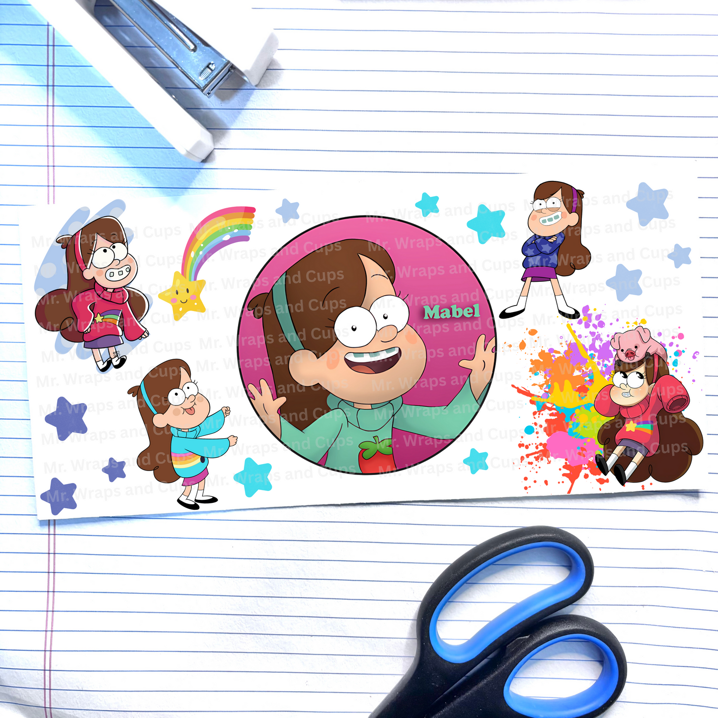 P 657 Mabel Gravity Falls 16oz Wrap (EXCLUSIVE)