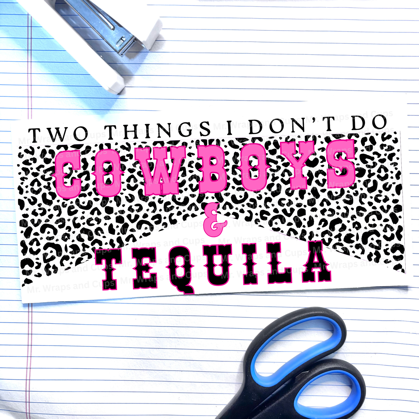 P-669 Cowboys & Tequila 16oz Wrap (EXCLUSIVE)