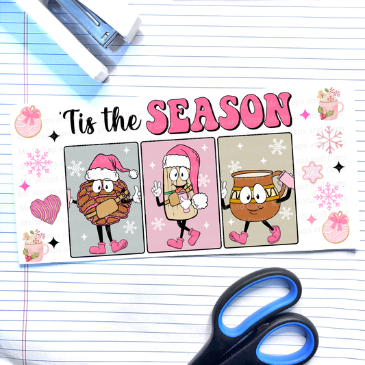 P-674 Tis The Season Concha Tamal Chocolate Pink 16oz Wrap (Exclusive)