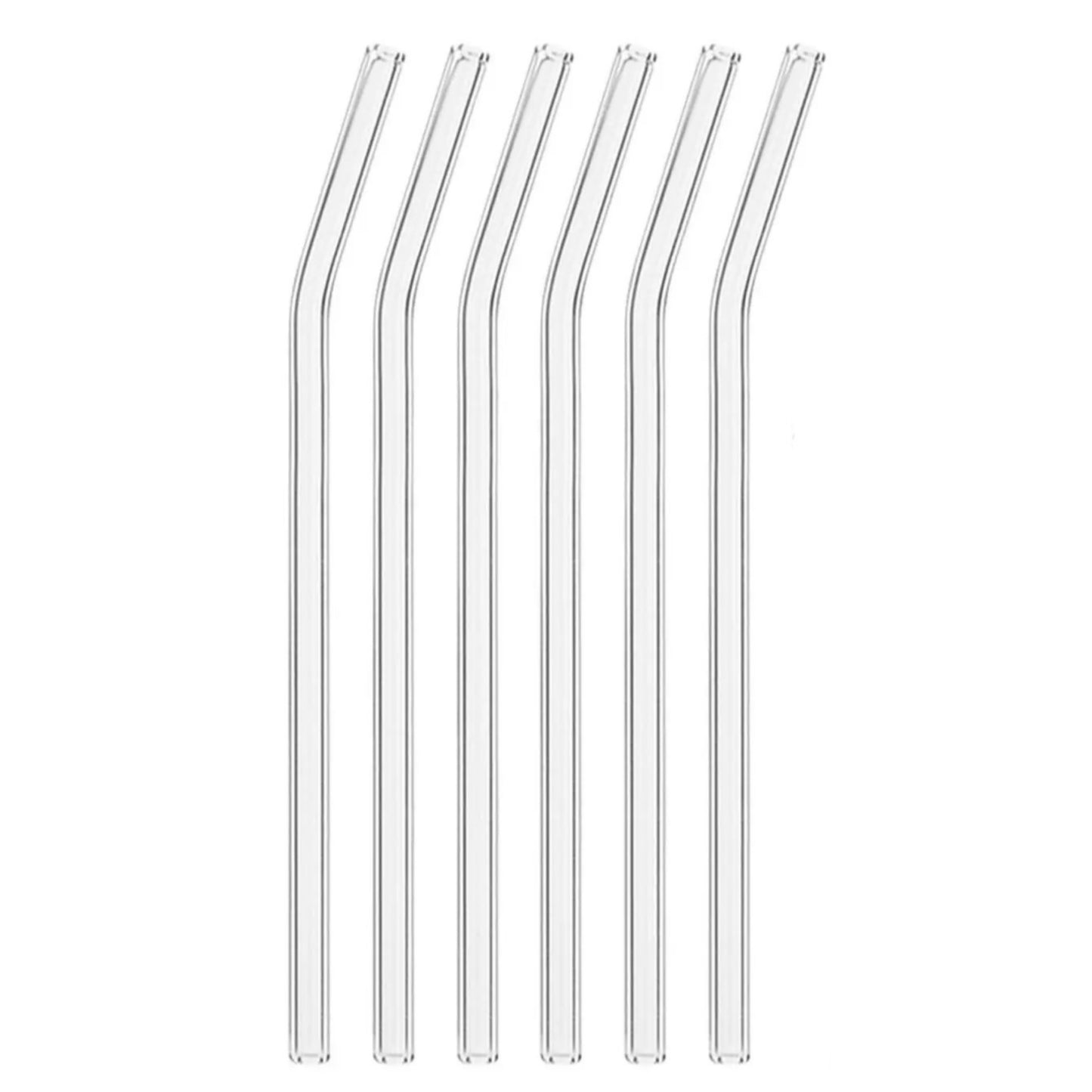 Glass Curved Straw