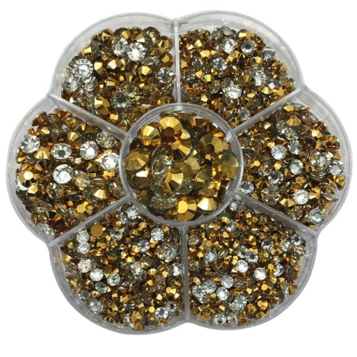 Gold Ore Rhinestones Set