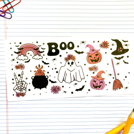 386 Boo Ghost Halloween Wrap