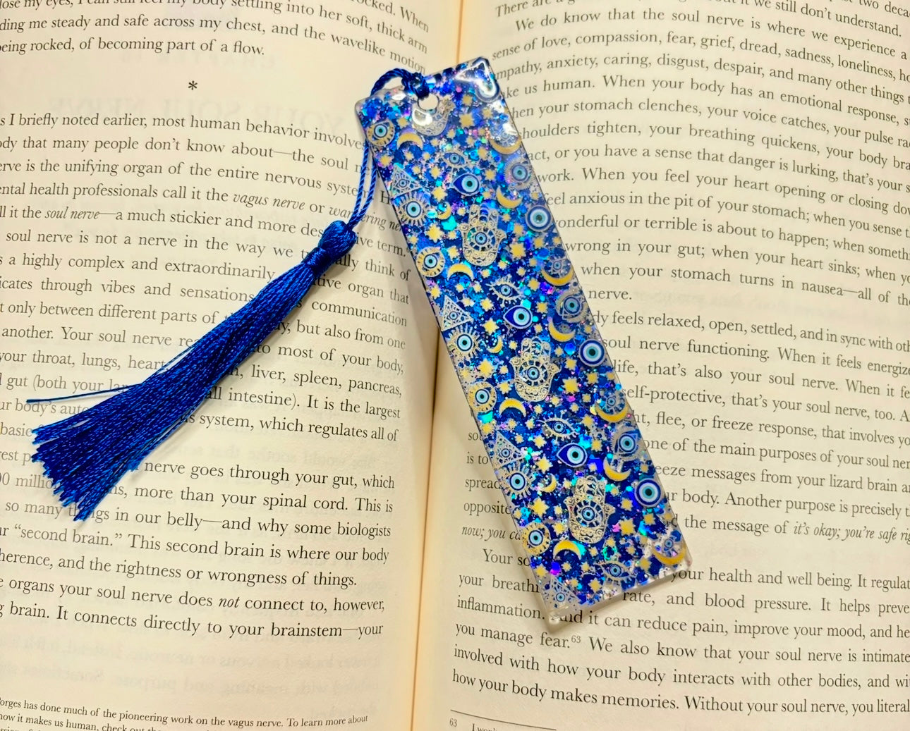 Blue Evil Eye Bookmark (RTS)