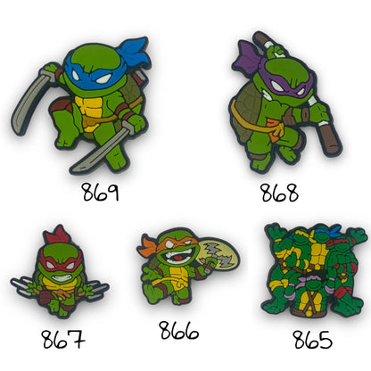 Ninja Turtle Silicone Charm